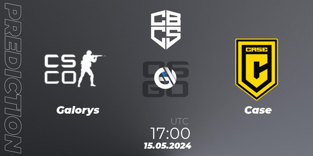 Galorys contre Case : prédiction de match. 15.05.2024 at 17:00. Counter-Strike (CS2), CBCS Season 4