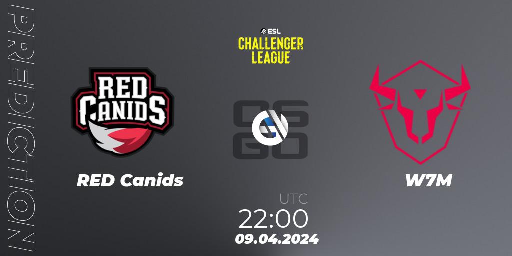 RED Canids contre W7M : prédiction de match. 09.04.24. CS2 (CS:GO), ESL Challenger League Season 47: South America