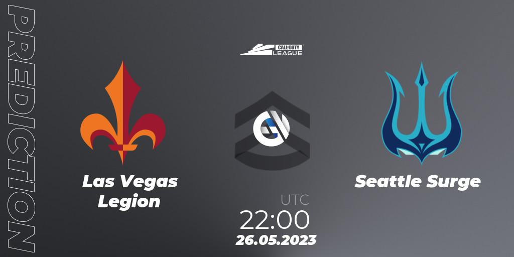 Las Vegas Legion contre Seattle Surge : prédiction de match. 26.05.2023 at 22:00. Call of Duty, Call of Duty League 2023: Stage 5 Major