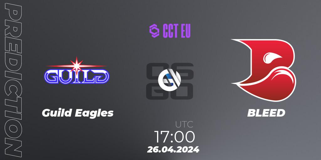 Guild Eagles contre BLEED : prédiction de match. 26.04.2024 at 17:00. Counter-Strike (CS2), CCT Season 2 Europe Series 1