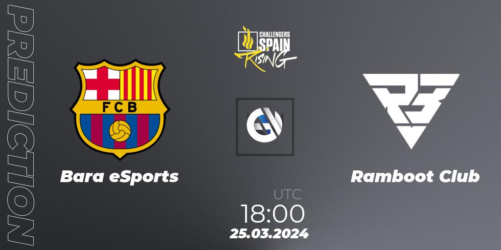 Barça eSports contre Ramboot Club : prédiction de match. 25.03.24. VALORANT, VALORANT Challengers 2024 Spain: Rising Split 1