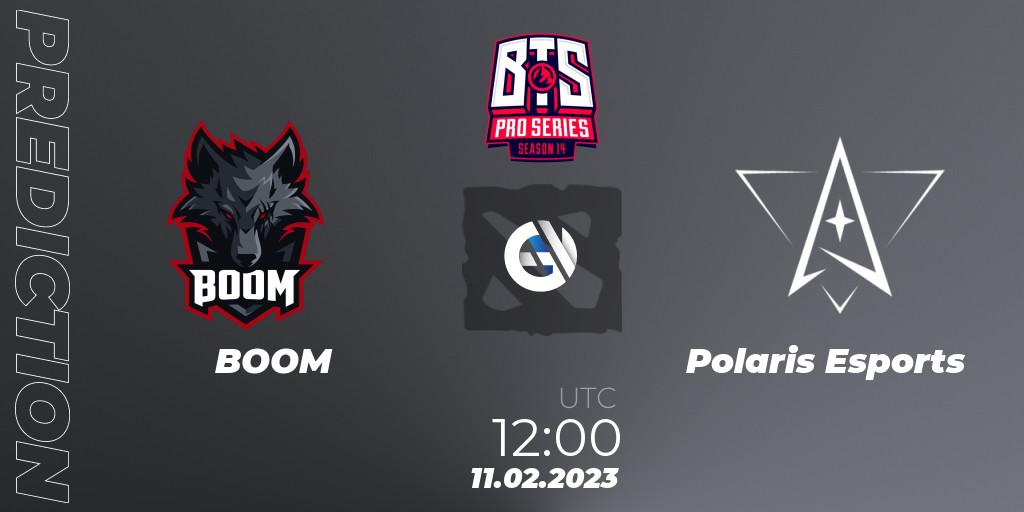 BOOM contre Polaris Esports : prédiction de match. 11.02.2023 at 11:02. Dota 2, BTS Pro Series Season 14: Southeast Asia