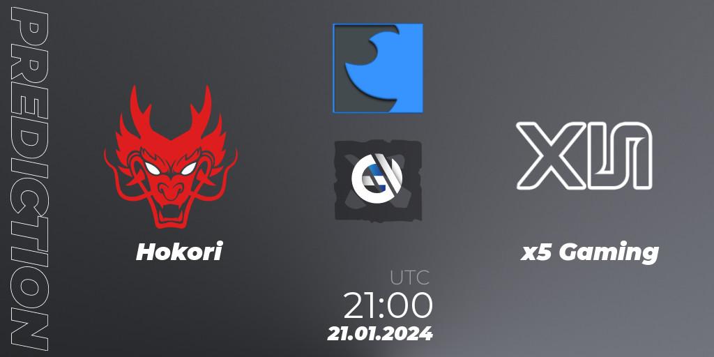Hokori contre x5 Gaming : prédiction de match. 21.01.2024 at 21:05. Dota 2, FastInvitational DotaPRO Season 2