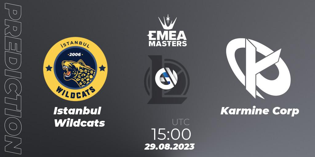 Istanbul Wildcats contre Karmine Corp : prédiction de match. 29.08.23. LoL, EMEA Masters Summer 2023