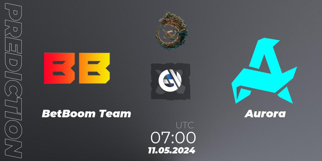BetBoom Team contre Aurora : prédiction de match. 11.05.2024 at 07:00. Dota 2, PGL Wallachia Season 1 - Group Stage