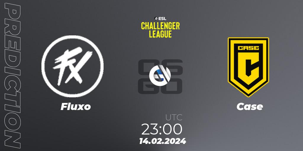 Fluxo contre Case : prédiction de match. 04.03.2024 at 23:00. Counter-Strike (CS2), ESL Challenger League Season 47: South America