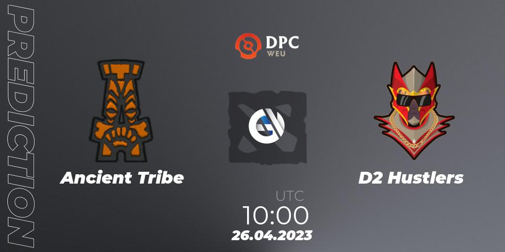 Ancient Tribe contre D2 Hustlers : prédiction de match. 26.04.23. Dota 2, DPC 2023 Tour 2: WEU Division II (Lower)