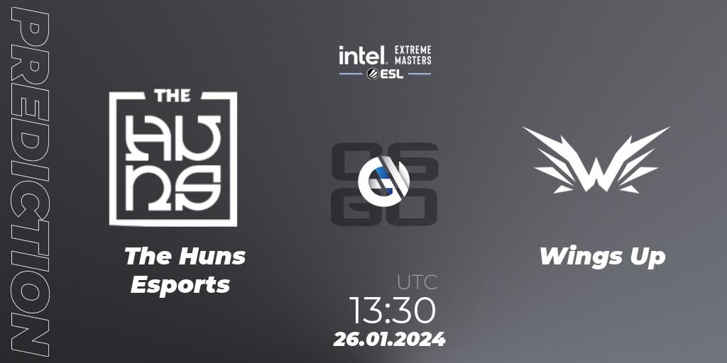 The Huns Esports contre Wings Up : prédiction de match. 26.01.24. CS2 (CS:GO), Intel Extreme Masters China 2024: Asian Closed Qualifier