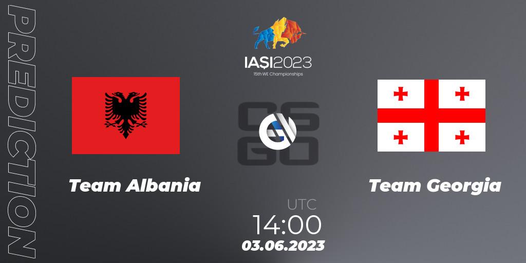 Team Albania contre Team Georgia : prédiction de match. 03.06.23. CS2 (CS:GO), IESF World Esports Championship 2023: Eastern Europe Qualifier