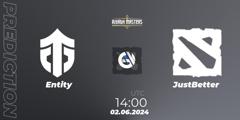 Entity contre JustBetter : prédiction de match. 02.06.2024 at 14:20. Dota 2, Riyadh Masters 2024: Western Europe Closed Qualifier