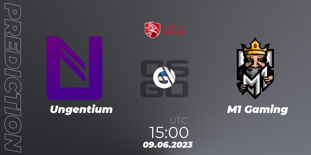 Ungentium contre M1 Gaming : prédiction de match. 09.06.23. CS2 (CS:GO), Polish Esports League 2023 Split 2