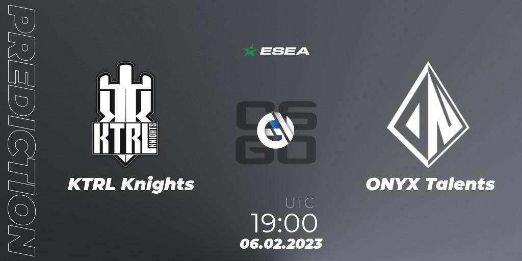 Budapest Five contre ONYX Talents : prédiction de match. 02.03.23. CS2 (CS:GO), ESEA Season 44: Advanced Division - Europe