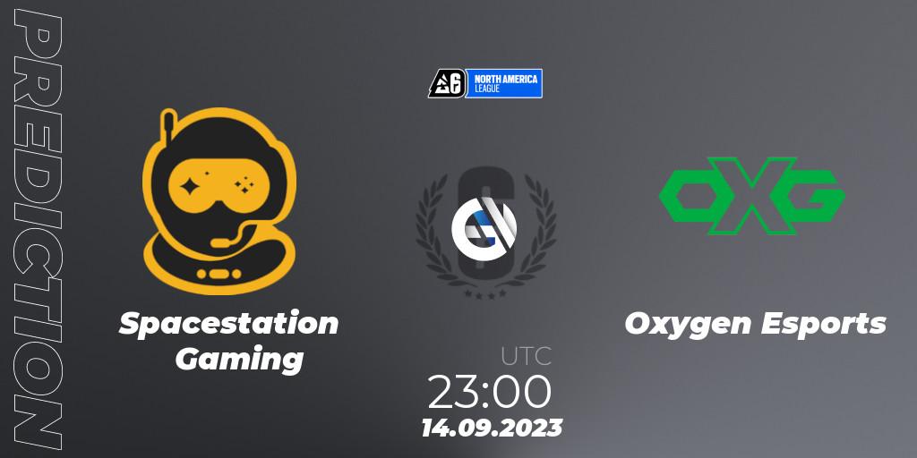 Spacestation Gaming contre Oxygen Esports : prédiction de match. 14.09.2023 at 23:00. Rainbow Six, North America League 2023 - Stage 2