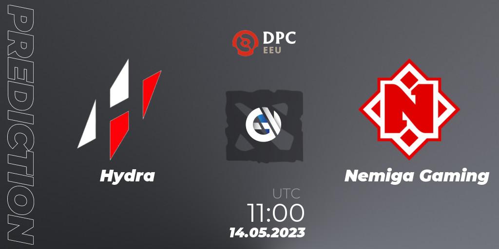 Hydra contre Nemiga Gaming : prédiction de match. 14.05.2023 at 13:00. Dota 2, DPC 2023 Tour 3: EEU Division I (Upper)