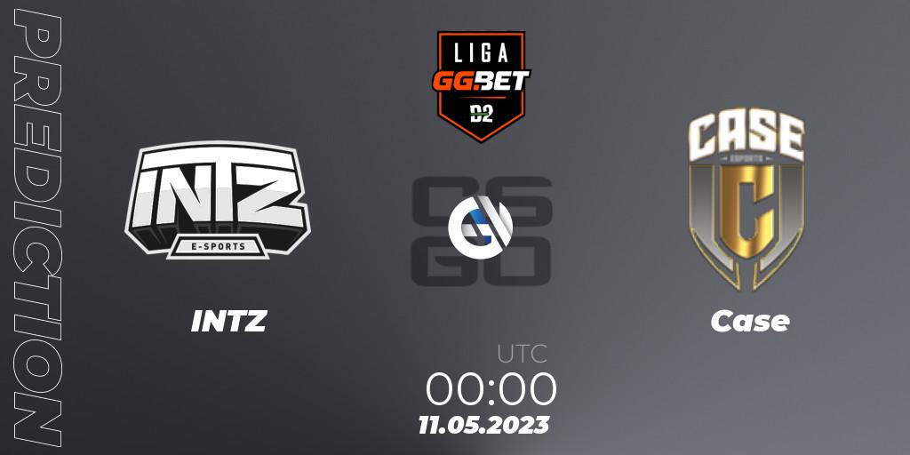 INTZ contre Case : prédiction de match. 11.05.2023 at 00:00. Counter-Strike (CS2), Dust2 Brasil Liga Season 1