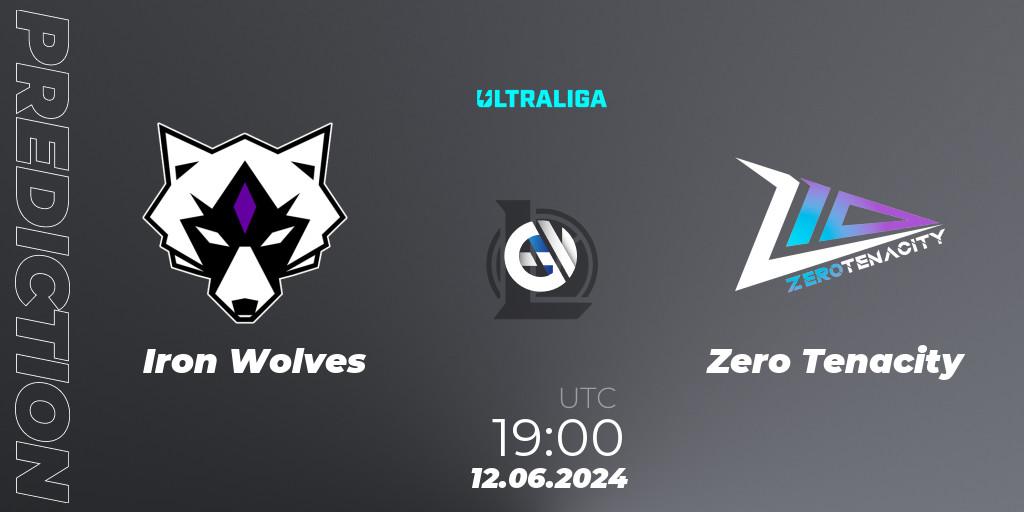 Iron Wolves contre Zero Tenacity : prédiction de match. 12.06.2024 at 19:00. LoL, Ultraliga Season 12