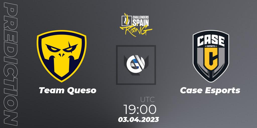 Team Queso contre Case Esports : prédiction de match. 03.04.23. VALORANT, VALORANT Challengers 2023 Spain: Rising Split 2