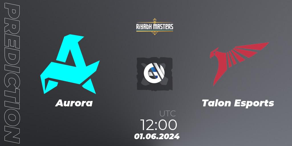 Aurora contre Talon Esports : prédiction de match. 01.06.2024 at 12:20. Dota 2, Riyadh Masters 2024: Southeast Asia Closed Qualifier