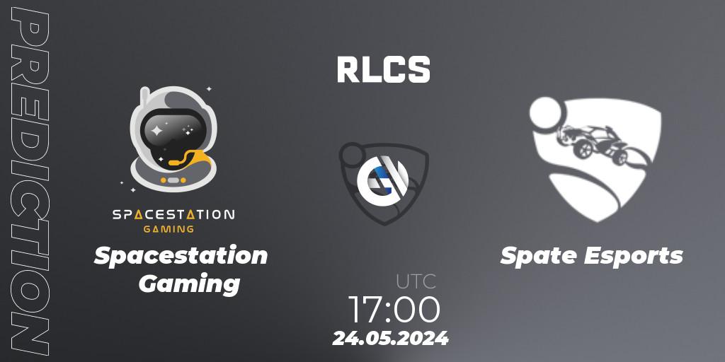 Spacestation Gaming contre Spate Esports : prédiction de match. 24.05.2024 at 17:00. Rocket League, RLCS 2024 - Major 2: NA Open Qualifier 6