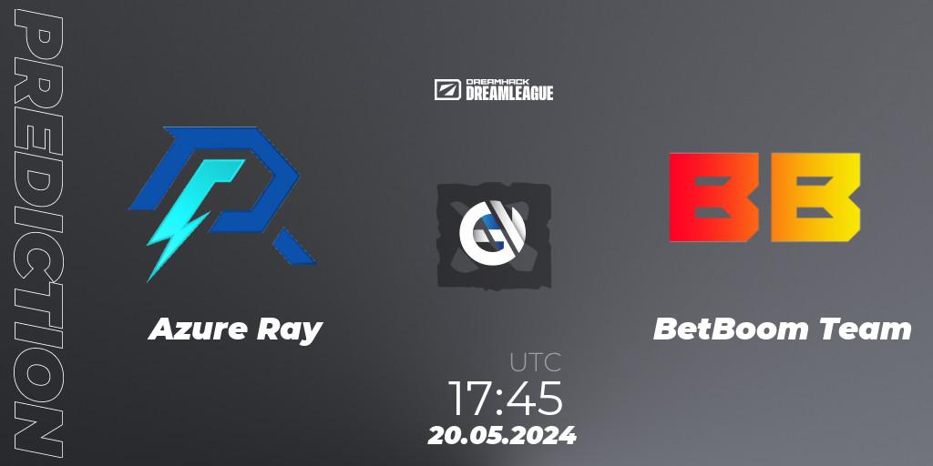 Azure Ray contre BetBoom Team : prédiction de match. 20.05.2024 at 18:40. Dota 2, DreamLeague Season 23