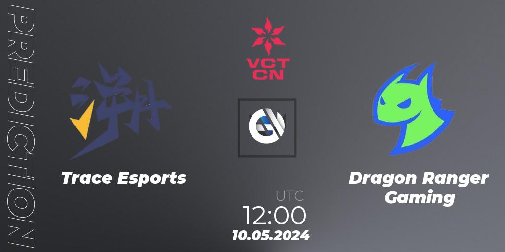 Trace Esports contre Dragon Ranger Gaming : prédiction de match. 10.05.2024 at 12:00. VALORANT, VCT 2024: China Stage 1