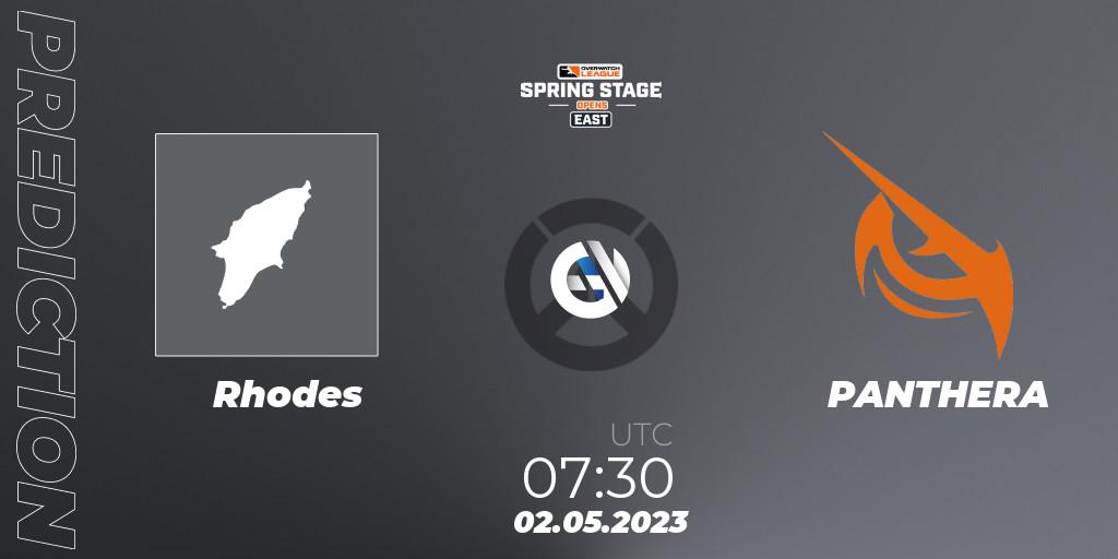 Rhodes contre PANTHERA : prédiction de match. 02.05.2023 at 08:00. Overwatch, Overwatch League 2023 - Spring Stage Opens