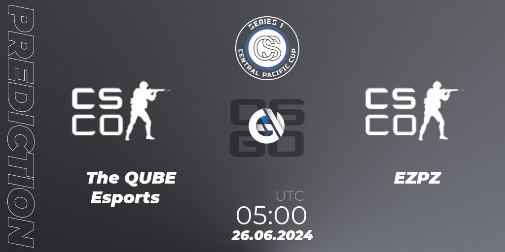 The QUBE Esports contre EZPZ : prédiction de match. 26.06.2024 at 05:00. Counter-Strike (CS2), Central Pacific Cup: Series 1