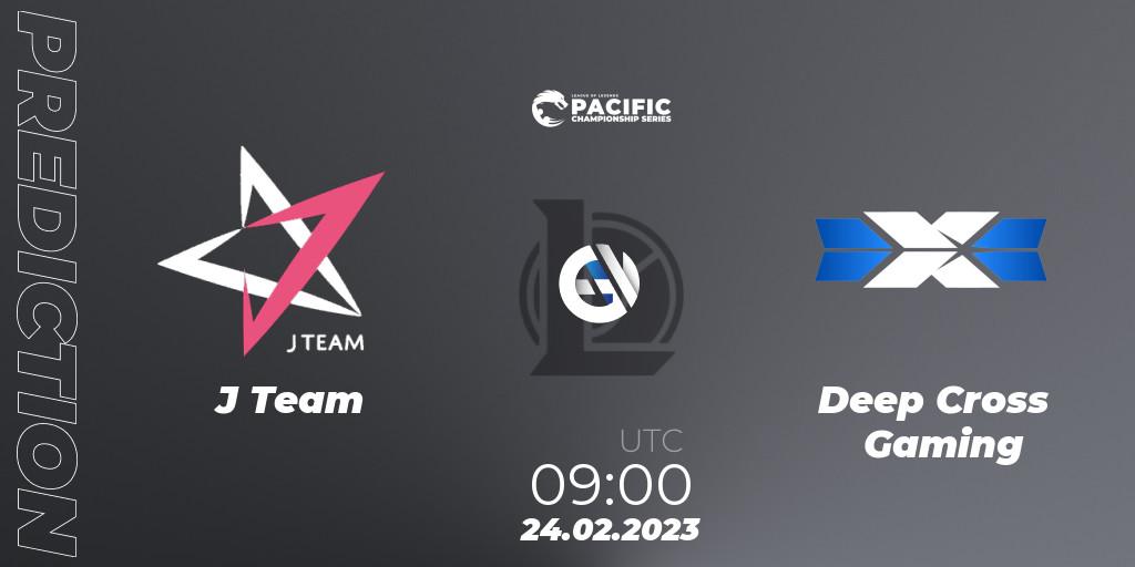 J Team contre Deep Cross Gaming : prédiction de match. 24.02.23. LoL, PCS Spring 2023 - Group Stage