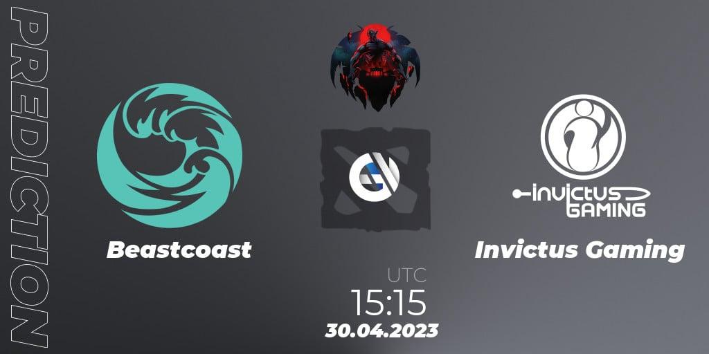 Beastcoast contre Invictus Gaming : prédiction de match. 30.04.2023 at 12:45. Dota 2, The Berlin Major 2023 ESL - Group Stage