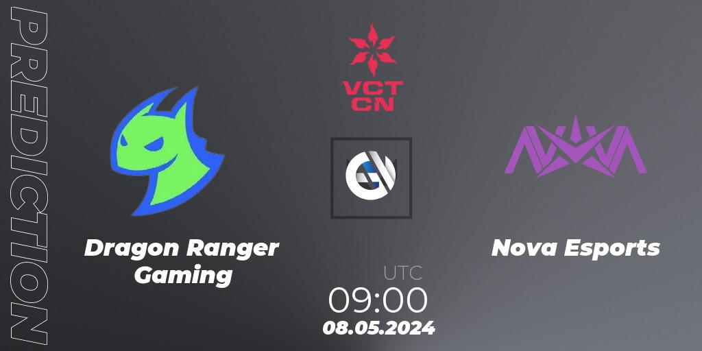 Dragon Ranger Gaming contre Nova Esports : prédiction de match. 08.05.2024 at 11:30. VALORANT, VCT 2024: China Stage 1