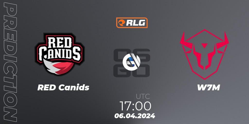 RED Canids contre W7M : prédiction de match. 06.04.24. CS2 (CS:GO), RES Latin American Series #3