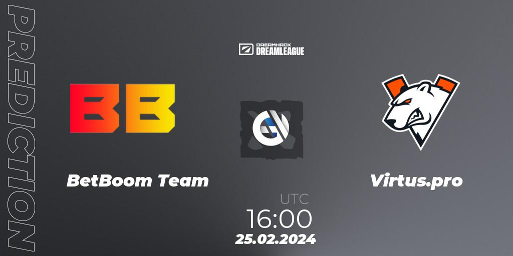 BetBoom Team contre Virtus.pro : prédiction de match. 25.02.24. Dota 2, DreamLeague Season 22