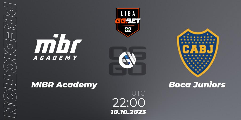 MIBR Academy contre Boca Juniors : prédiction de match. 10.10.2023 at 23:10. Counter-Strike (CS2), Dust2 Brasil Liga Season 2: Open Qualifier