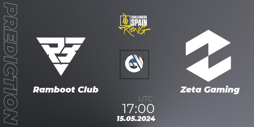 Ramboot Club contre Zeta Gaming : prédiction de match. 15.05.2024 at 17:00. VALORANT, VALORANT Challengers 2024 Spain: Rising Split 2