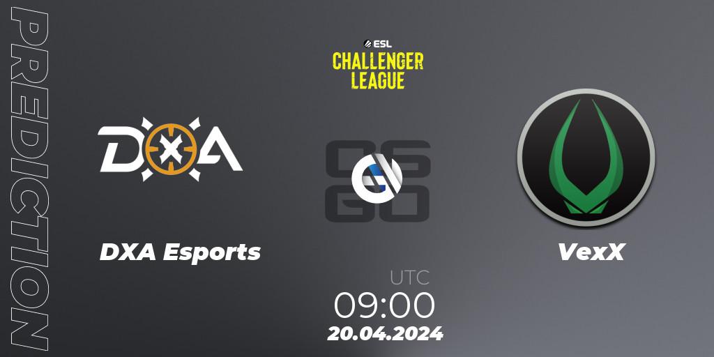 DXA Esports contre Arcade Esports : prédiction de match. 07.05.2024 at 10:00. Counter-Strike (CS2), ESL Challenger League Season 47: Oceania