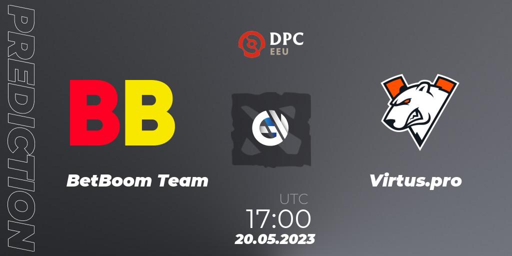 BetBoom Team contre Virtus.pro : prédiction de match. 20.05.23. Dota 2, DPC 2023 Tour 3: EEU Division I (Upper)