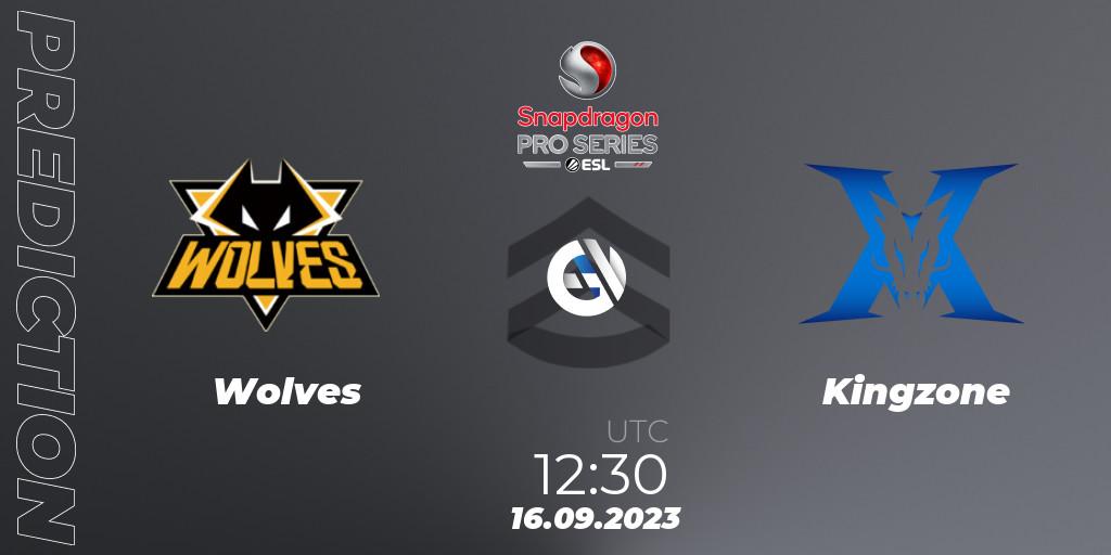 Wolves contre Kingzone : prédiction de match. 16.09.2023 at 12:30. Call of Duty, Snapdragon Pro Series Fall Season