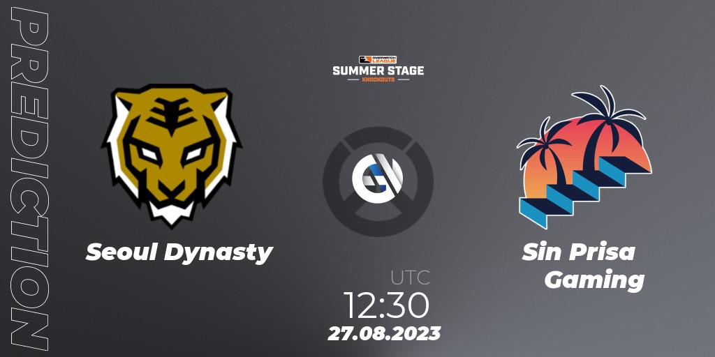 Seoul Dynasty contre Sin Prisa Gaming : prédiction de match. 03.09.23. Overwatch, Overwatch League 2023 - Summer Stage Knockouts