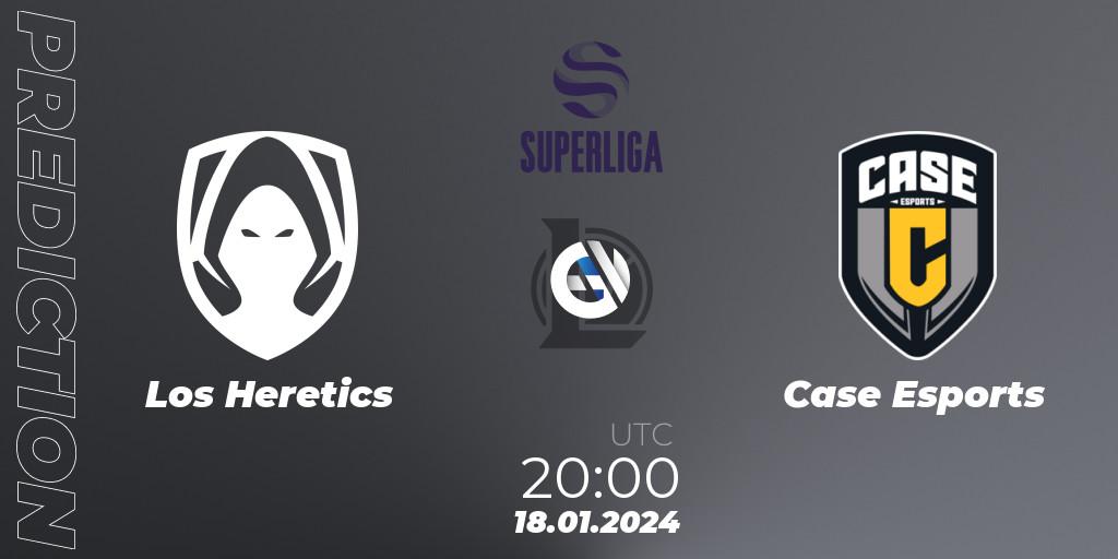 Los Heretics contre Case Esports : prédiction de match. 18.01.2024 at 20:00. LoL, Superliga Spring 2024 - Group Stage