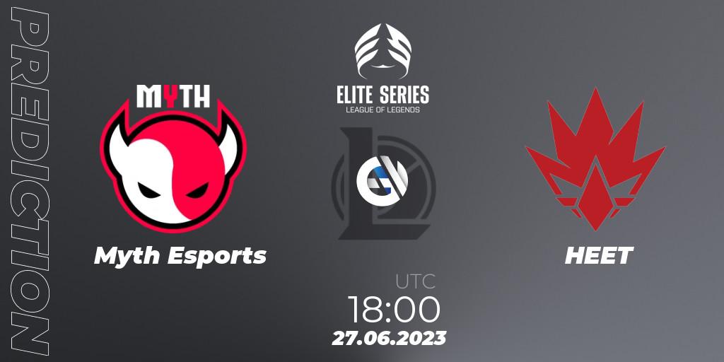 Myth Esports contre HEET : prédiction de match. 27.06.23. LoL, Elite Series Summer 2023