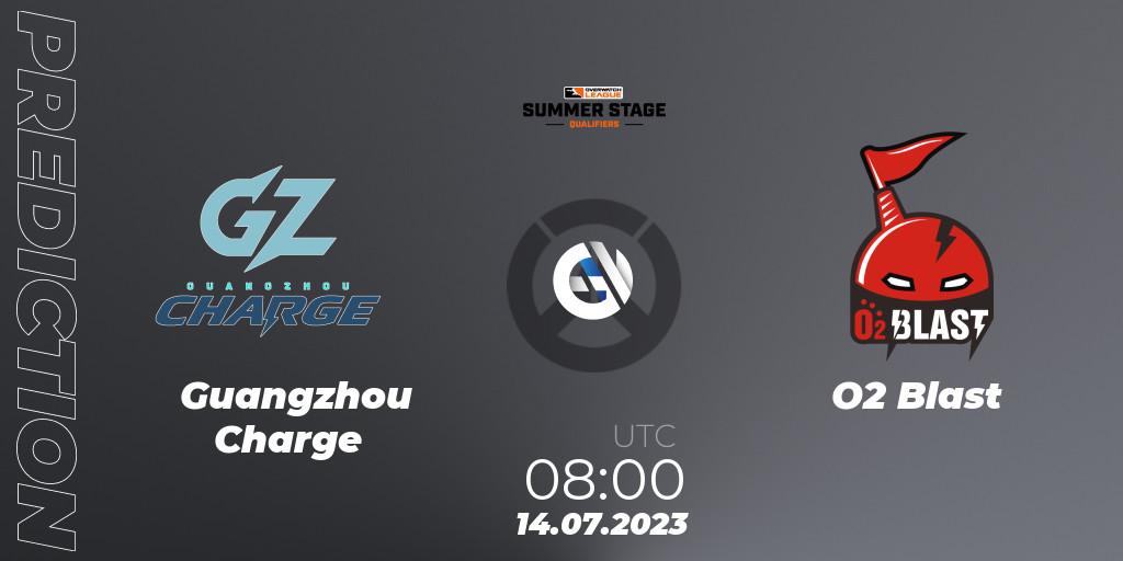 Guangzhou Charge contre O2 Blast : prédiction de match. 14.07.2023 at 08:00. Overwatch, Overwatch League 2023 - Summer Stage Qualifiers