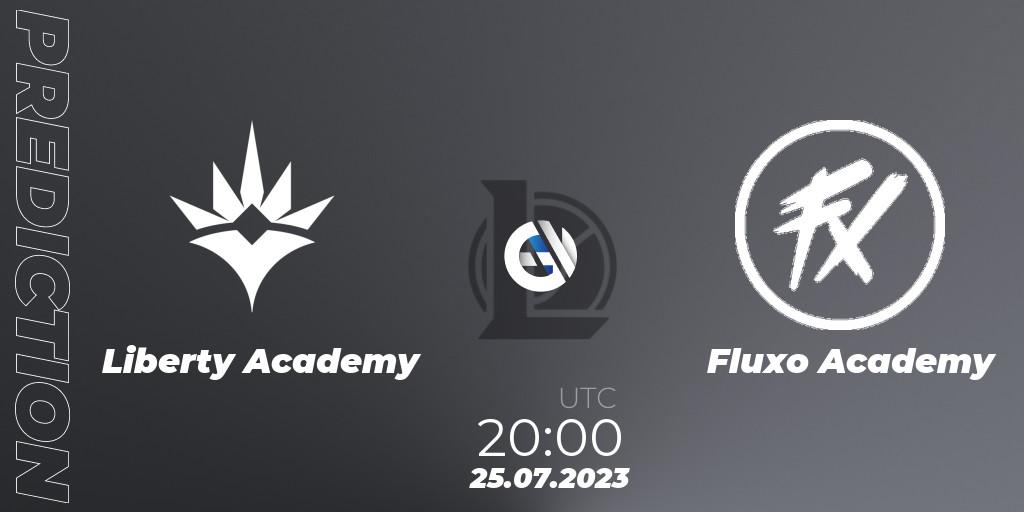 Liberty Academy contre Fluxo Academy : prédiction de match. 25.07.2023 at 20:00. LoL, CBLOL Academy Split 2 2023 - Group Stage