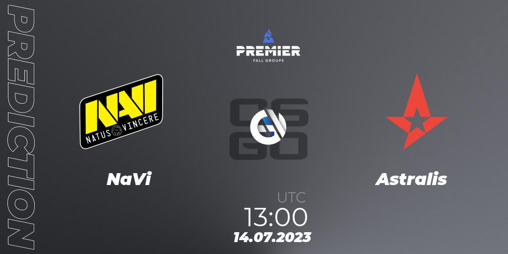 NaVi contre Astralis : prédiction de match. 14.07.23. CS2 (CS:GO), BLAST Premier Fall Groups 2023