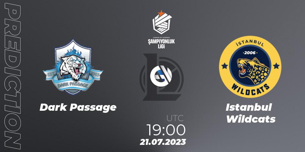 Dark Passage contre Istanbul Wildcats : prédiction de match. 21.07.23. LoL, TCL Summer 2023 - Group Stage