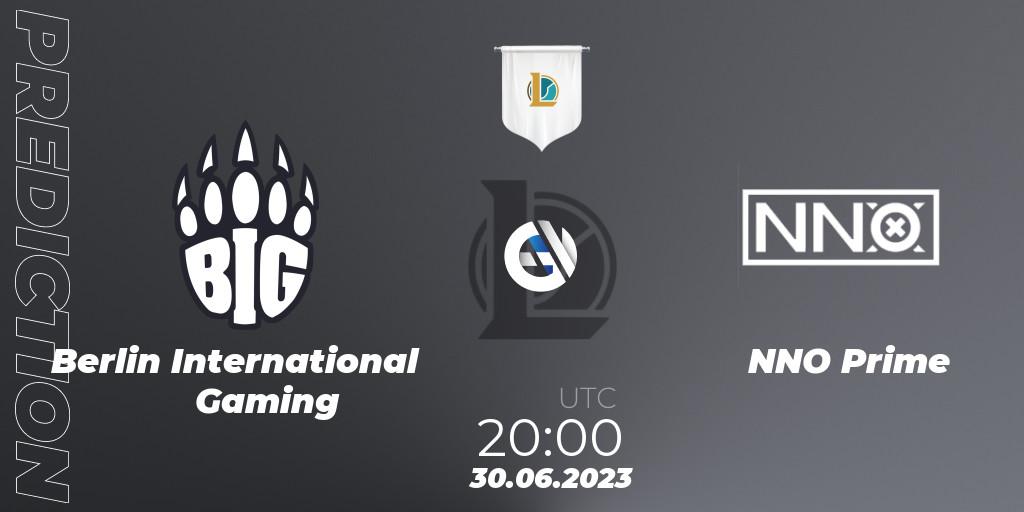 Berlin International Gaming contre NNO Prime : prédiction de match. 30.06.23. LoL, Prime League Summer 2023 - Group Stage