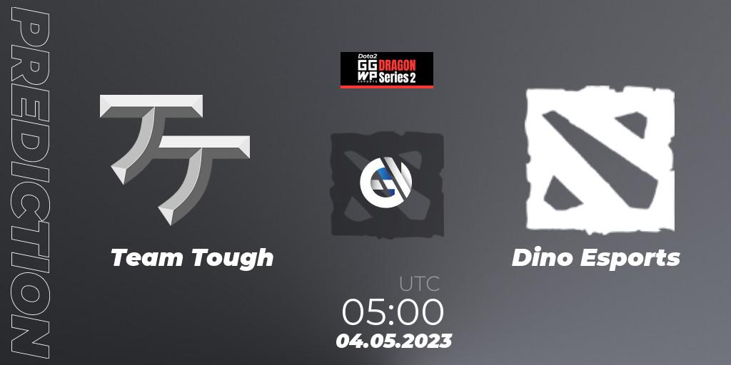 Team Tough contre Dino Esports : prédiction de match. 04.05.2023 at 05:13. Dota 2, GGWP Dragon Series 2