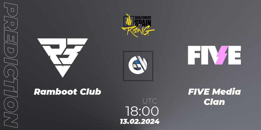Ramboot Club contre FIVE Media Clan : prédiction de match. 13.02.24. VALORANT, VALORANT Challengers 2024 Spain: Rising Split 1