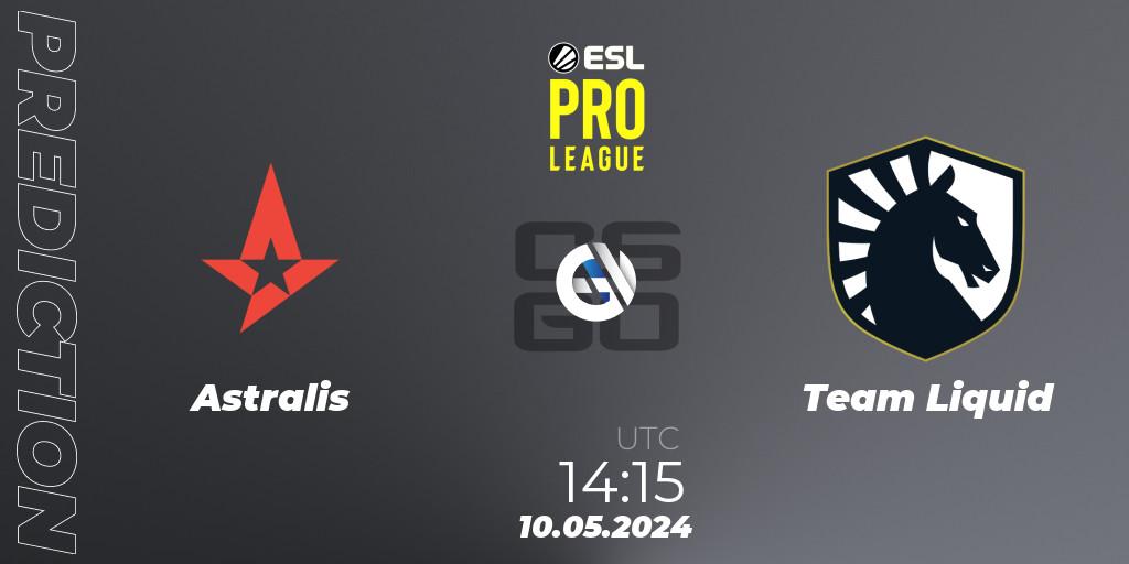 Astralis contre Team Liquid : prédiction de match. 10.05.24. CS2 (CS:GO), ESL Pro League Season 19