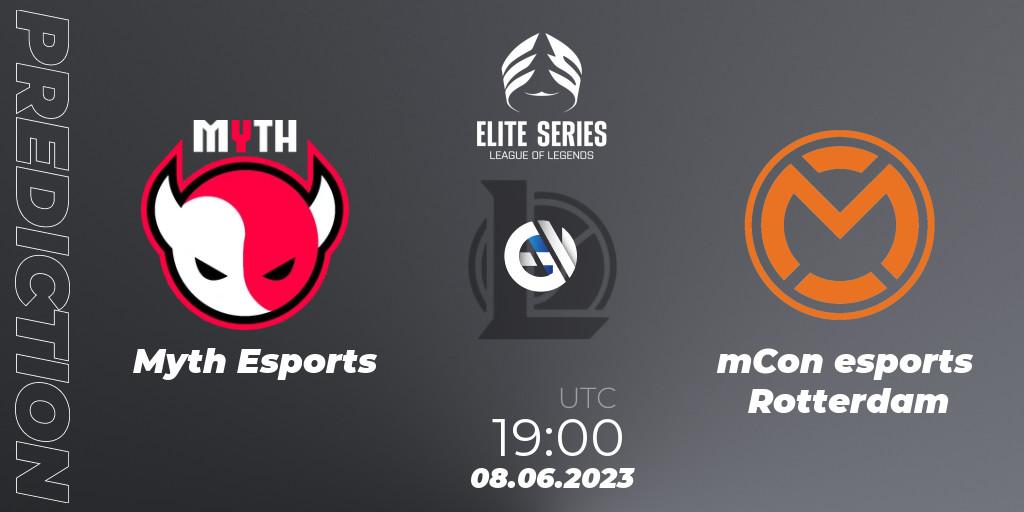 Myth Esports contre mCon esports Rotterdam : prédiction de match. 08.06.23. LoL, Elite Series Summer 2023