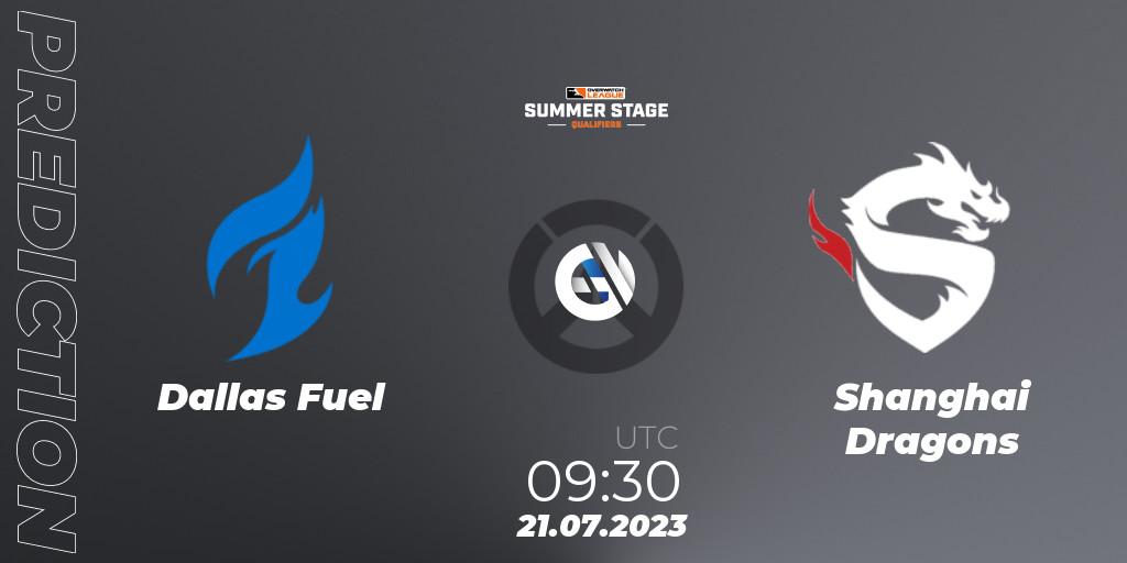Dallas Fuel contre Shanghai Dragons : prédiction de match. 21.07.23. Overwatch, Overwatch League 2023 - Summer Stage Qualifiers